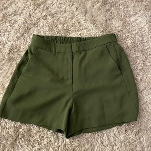 SOLD Arm green J-Crew elastic shorts! Size 8